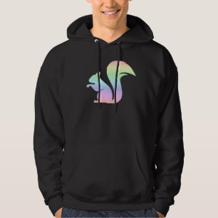Cute Pastel Rainbow Squirrel Hoodie