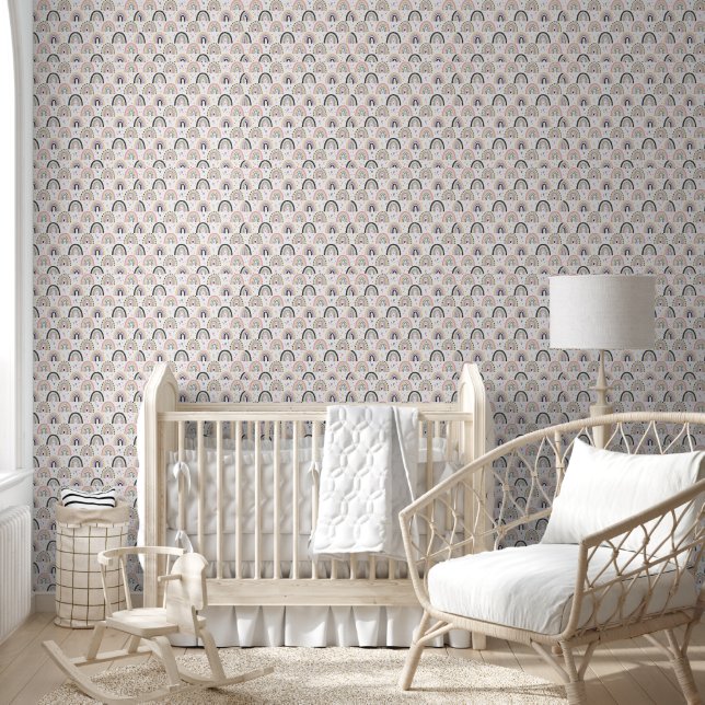 Cute pastel rainbows Baby Blanket Wallpaper (Kids)