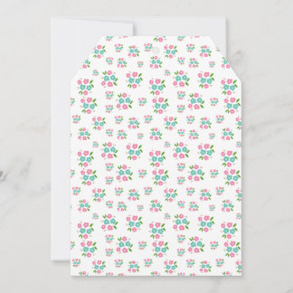 Cute Pastel Rosebud Holiday Card