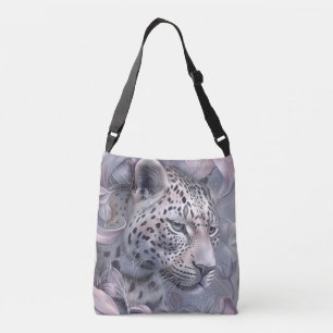 Cute Pastel Safari Wild Whimsical Animals Birds Crossbody Bag