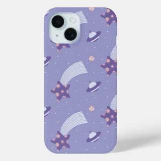 Cute Pastel Space iPhone 15 Case
