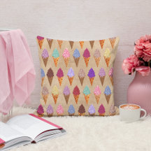 Cute Pastel Watercolor Ice Cream Baby Girl Nursery