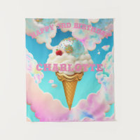 Cute Pastels Happy Birthday Dreamy Ice Cream 