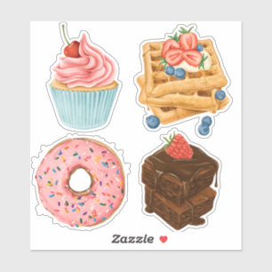 Cute Pastries Sticker