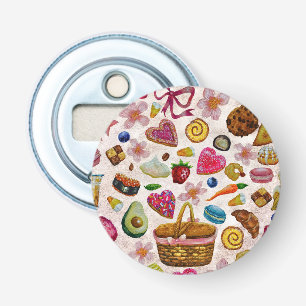 Cute Pastry Confections Sweets Bottle Opener