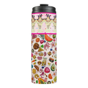 Cute Pastry Confections Sweets Thermal Tumbler