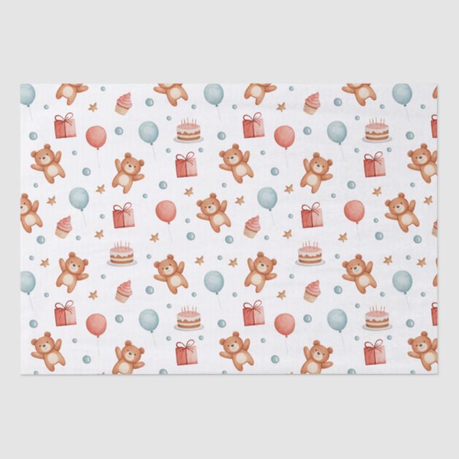 cute pattern for birthday party  tissue paper (Front)