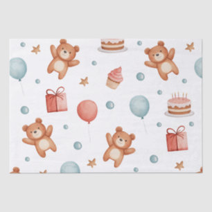 cute pattern for birthday party  tissue paper