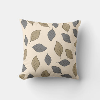 Cute pattern leaves cushion