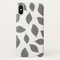 Cute pattern leaves throw pillow
