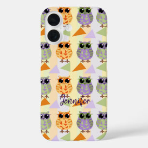 Cute Pattern Owls Case-Mate Iphone 16 case