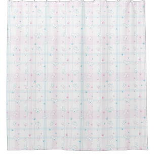 Cute pattern with dogs shower curtain