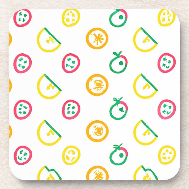Cute Patterns Artwork. Buy Now Coaster (Front)