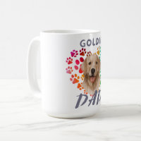 Cute paw Heart golden Dog Puppy Pet Animal party