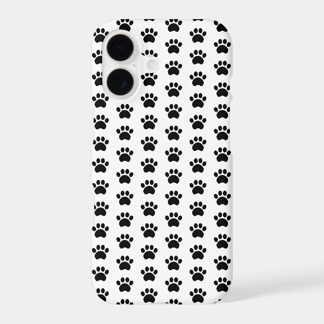 Cute Paw Print Pattern iPhone 7 Case (Back)