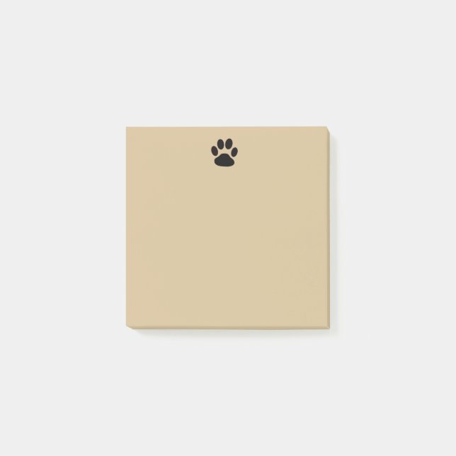 Cute Paw Print Post-it Notes (Front)