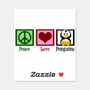 Cute Peace Love Penguins