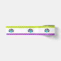 Cute Peacock Green and Purple