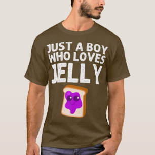 Cute Peanut Butter And Jelly Art For Boys Matching T-Shirt
