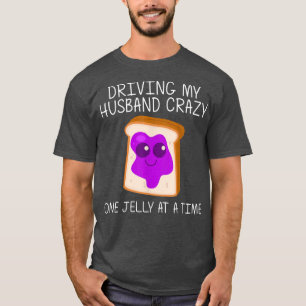 Cute Peanut Butter And Jelly Art Women Mum Matchin T-Shirt