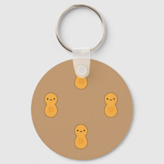 Cute Peanut Pattern Key Ring