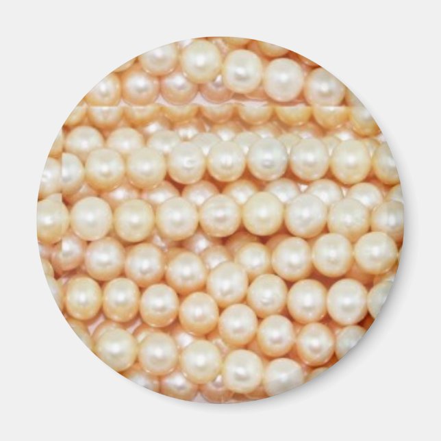 CUTE PEARL STRANDS -  Enjoy Blessings of  Season Magnet (Front)
