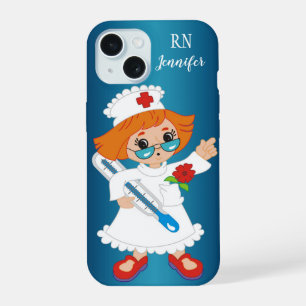 Cute Pediatric Nurse Cartoon Phone Case