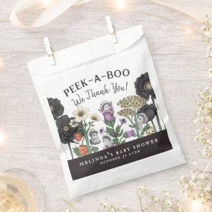 Cute Peek-a-Boo Ghost Halloween Baby Shower Favour Bags