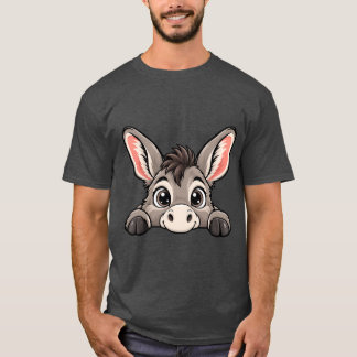 Cute Peekaboo Donkey T-Shirt