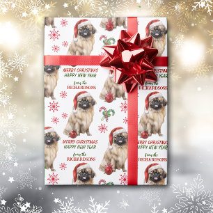 Cute Pekingese Christmas Wrapping Paper