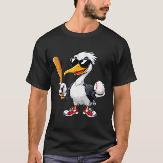 Cute Pelican Playing Sell Animal Lovers Men Women  T-Shirt