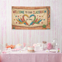 Cute Pencil Heart Welcome Banner | Bright Classroo