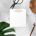 Cute Pencil Teacher Note Pad<br><div class="desc">My Cute Pencil Teacher Note Pad makes a great gift for Your favourite teacher. Teachers note pads make great holiday or end of the year gifts. Design features my own illustration of a pencil. Other Colour options available.</div>