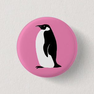 Cute Penguin 3 Cm Round Badge