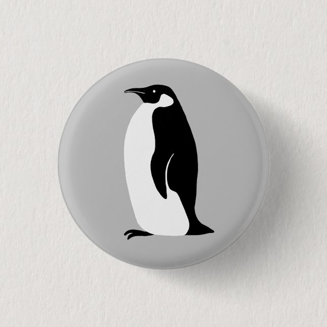 Cute Penguin 3 Cm Round Badge (Front)