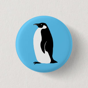 Cute Penguin 3 Cm Round Badge