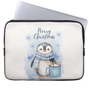 "Cute Penguin 3" Laptop Sleeve