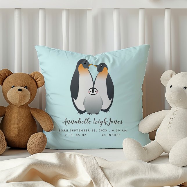 Cute Penguin Baby Nursery Cushion (Creator Uploaded)