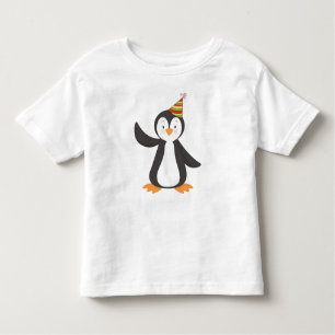 Cute Penguin, Baby Penguin, Penguin With Party Hat Toddler T-Shirt