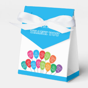 Cute Penguin Birthday Party Favor Box