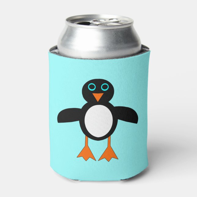 Cute Penguin Can Cooler (Can Front)