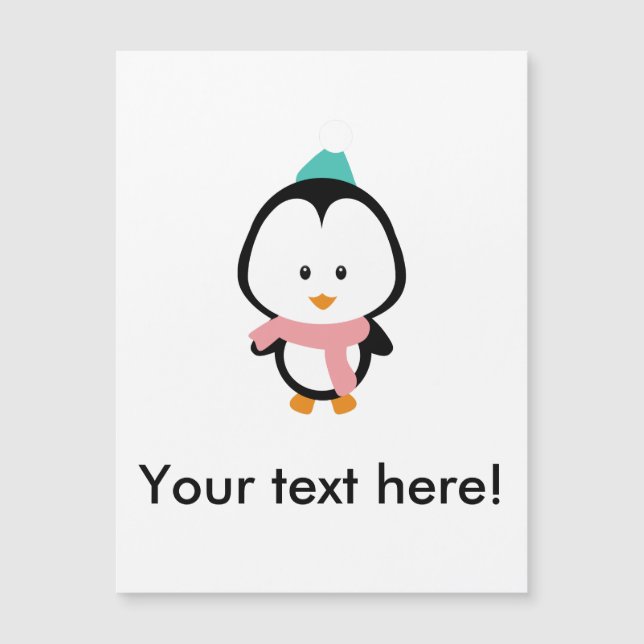 Cute penguin cartoon (Front)