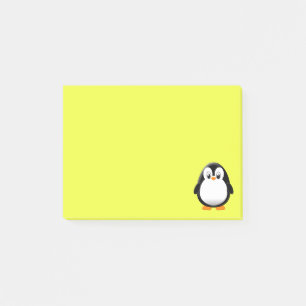 Cute Penguin Cartoon Custom Post-it Notes