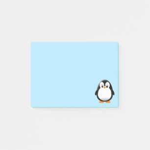 Cute Penguin Cartoon Custom Post-it Notes