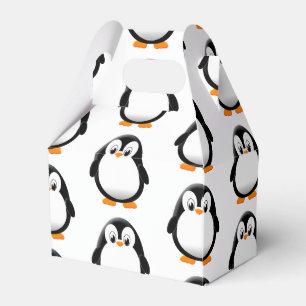 Cute Penguin Cartoon Favour Box