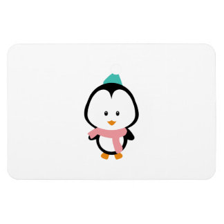 Cute penguin cartoon magnet
