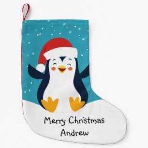 Cute Penguin Christmas Stocking