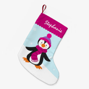 Cute Penguin Christmas Stocking