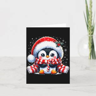 Cute Penguin Christmas Xmas  Card