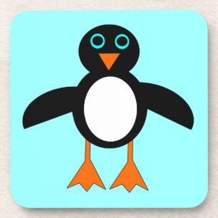 Cute Penguin Cork Coaster
